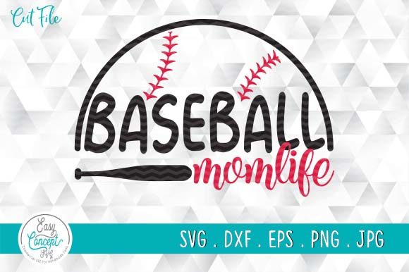 Baseball Mom Life Graphics for Crafts