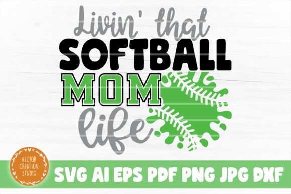 Livin That Mom SVG for Crafts and Graphics