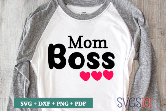 Mom Boss Graphics for Crafts